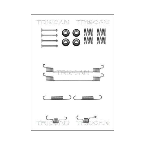 TRISCAN Zubehörsatz, Bremsbacken