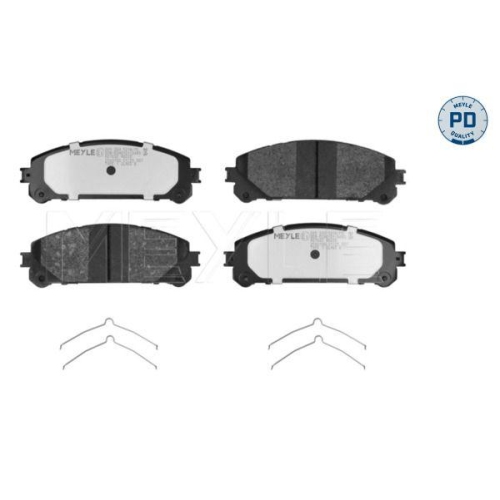 MEYLE Bremsbelagsatz, Scheibenbremse MEYLE-PD: Advanced performance and design.