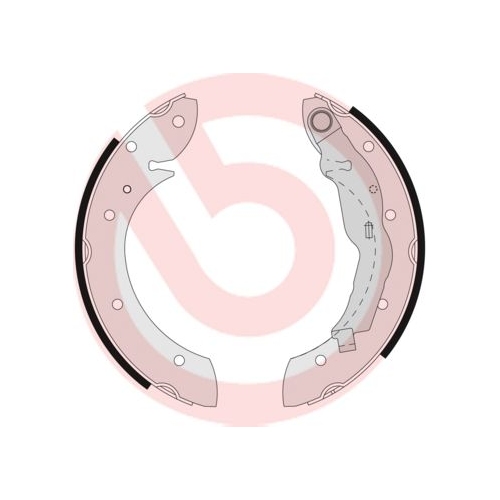 BREMBO Bremsbackensatz ESSENTIAL LINE