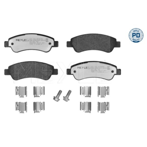 MEYLE Bremsbelagsatz, Scheibenbremse MEYLE-PD: Advanced performance and design.