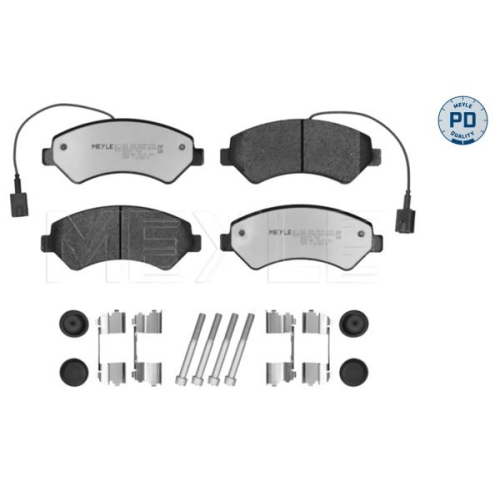 MEYLE Bremsbelagsatz, Scheibenbremse MEYLE-PD: Advanced performance and design.