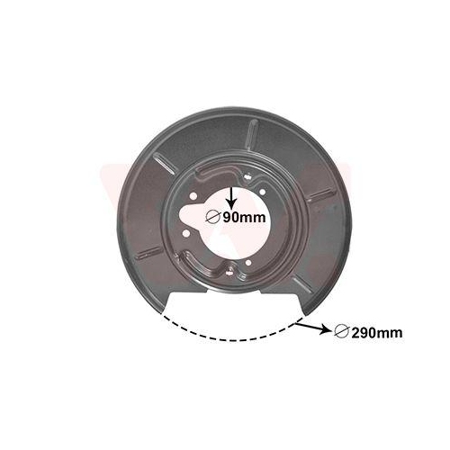 VAN WEZEL Spritzblech, Bremsscheibe