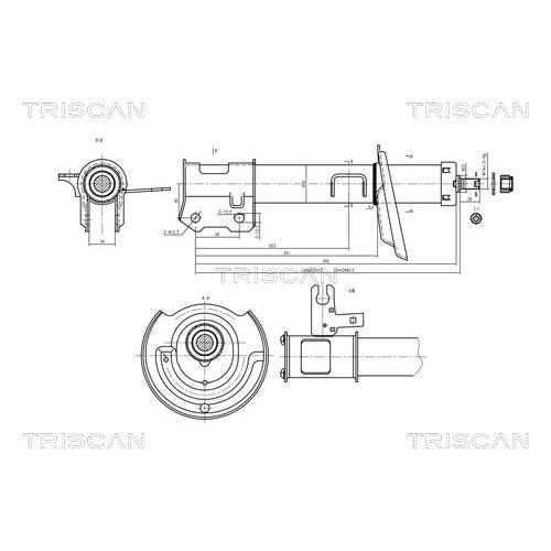 TRISCAN Stoßdämpfer