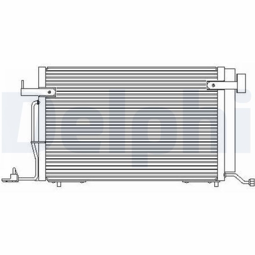 DELPHI Kondensator, Klimaanlage