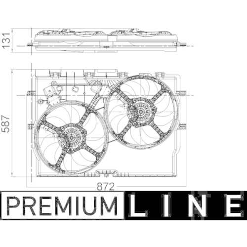 MAHLE Lüfter, Motorkühlung BEHR *** PREMIUM LINE ***