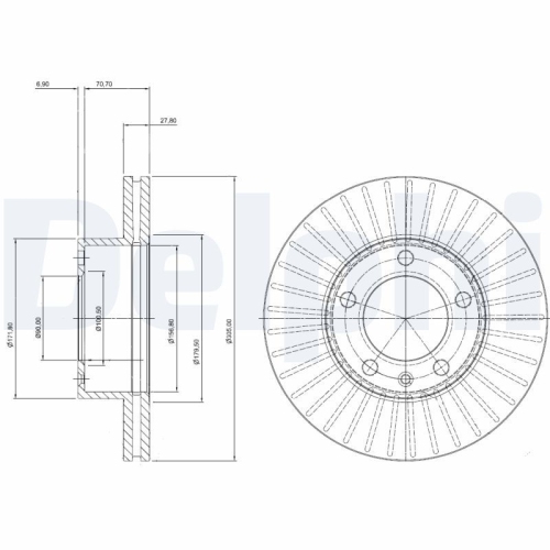 DELPHI Bremsscheibe