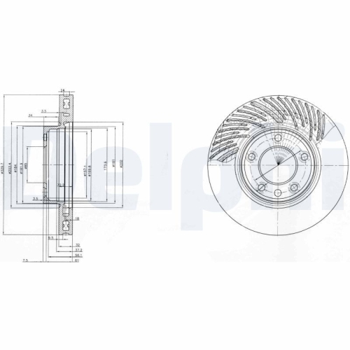 DELPHI Bremsscheibe