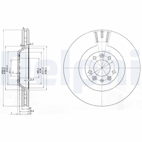 DELPHI Bremsscheibe