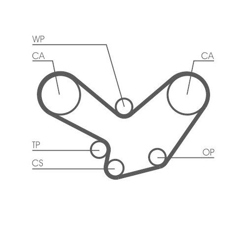 CONTINENTAL CTAM Zahnriemen