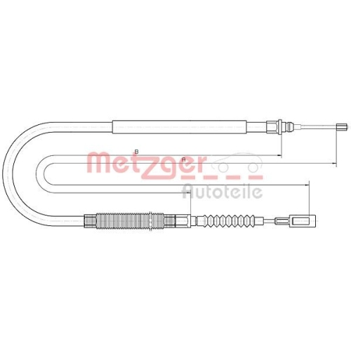 METZGER Seilzug, Feststellbremse