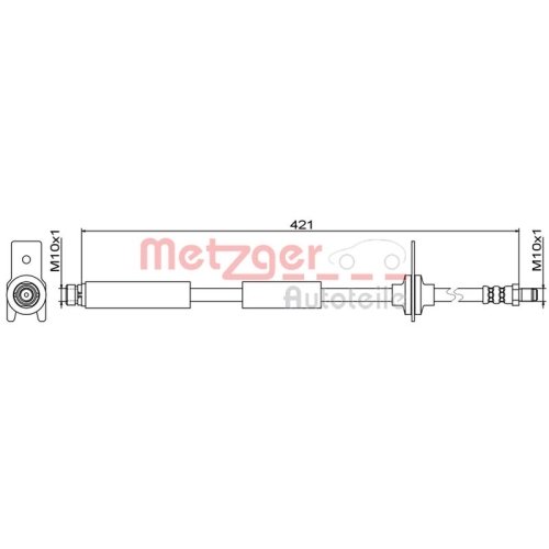 METZGER Bremsschlauch