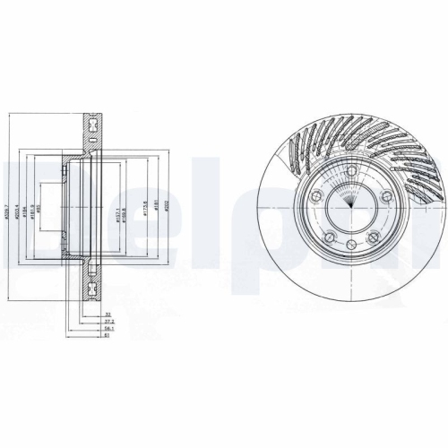 DELPHI Bremsscheibe