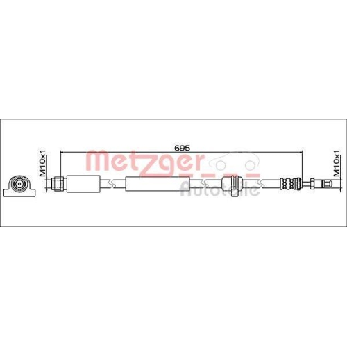METZGER Bremsschlauch
