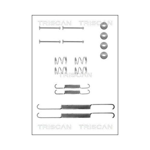 TRISCAN Zubehörsatz, Bremsbacken