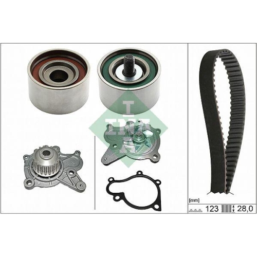 Schaeffler INA Wasserpumpe + Zahnriemensatz