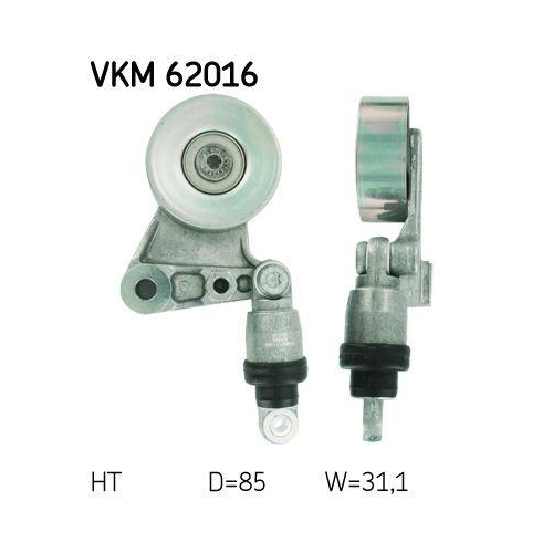 SKF Riemenspanner, Keilrippenriemen
