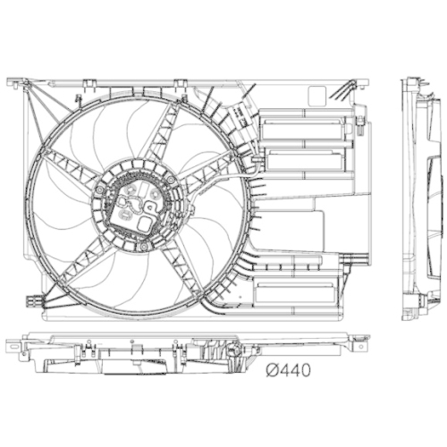 MAHLE Lüfter, Motorkühlung BEHR *** PREMIUM LINE ***
