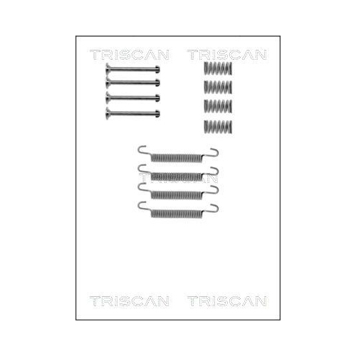 TRISCAN Zubehörsatz, Feststellbremsbacken