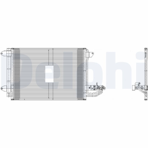 DELPHI Kondensator, Klimaanlage