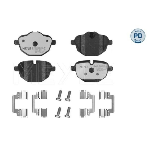 MEYLE Bremsbelagsatz, Scheibenbremse MEYLE-PD: Advanced performance and design.