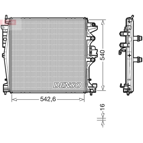 DENSO Kühler, Motorkühlung