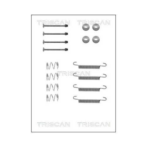 TRISCAN Zubehörsatz, Feststellbremsbacken