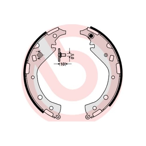 BREMBO Bremsbackensatz ESSENTIAL LINE