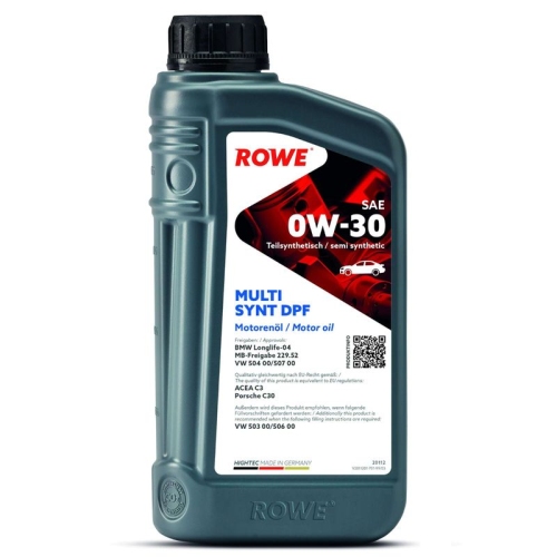 ROWE Motoröl HIGHTEC MULTI SYNT DPF SAE 0W-30 (20112)