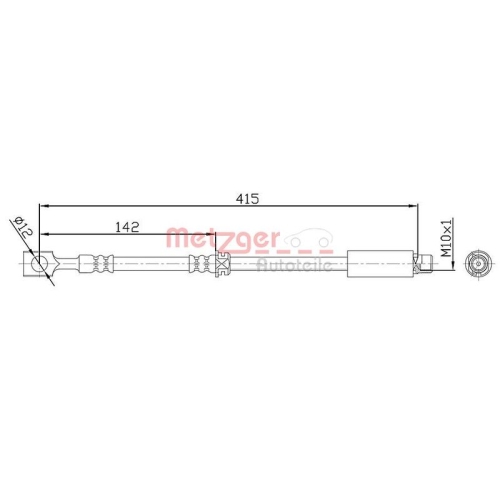 METZGER Bremsschlauch