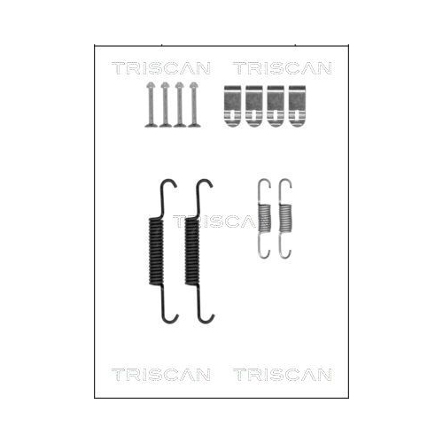 TRISCAN Zubehörsatz, Feststellbremsbacken