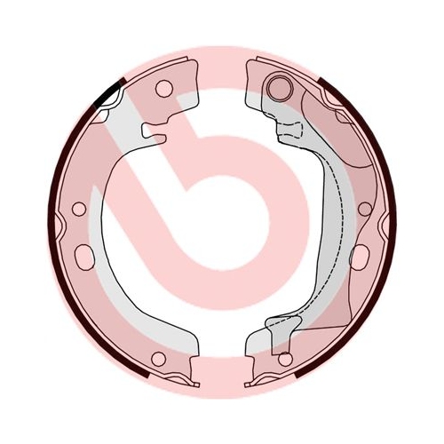 BREMBO Bremsbackensatz, Feststellbremse ESSENTIAL LINE