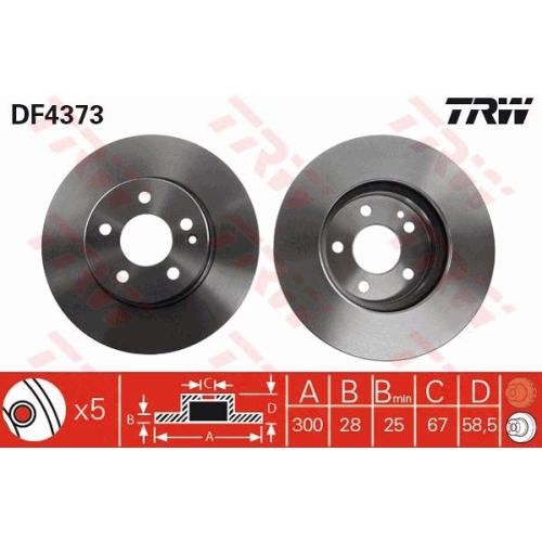 TRW Bremsscheibe