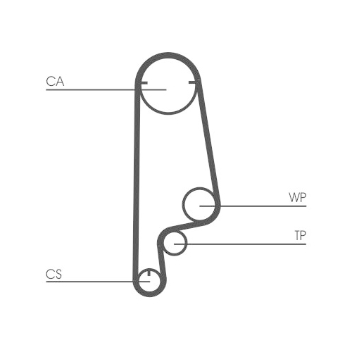 CONTINENTAL CTAM Zahnriemen