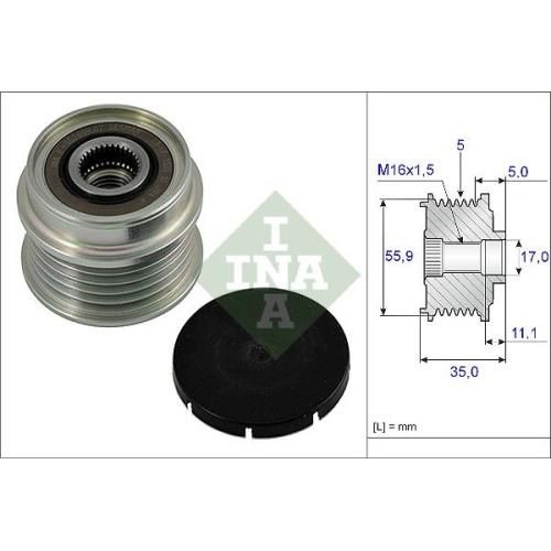 Schaeffler INA Generatorfreilauf