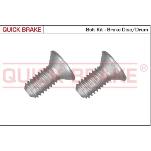 QUICK BRAKE Schraubensatz, Bremsscheibe