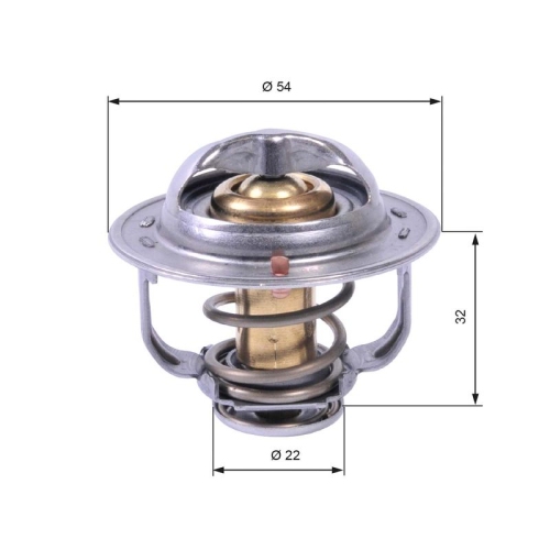 GATES Thermostat, Kühlmittel