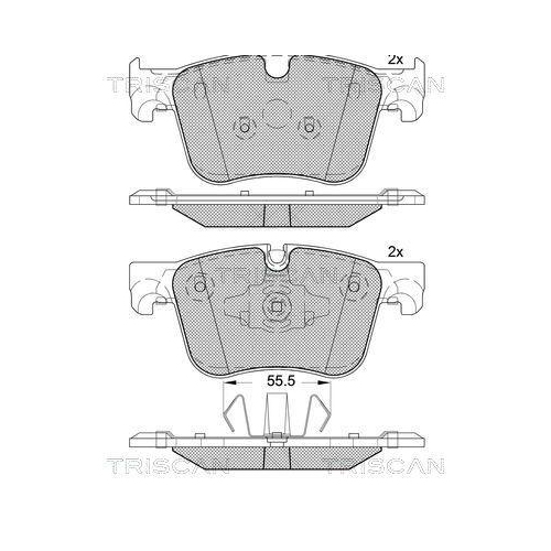 TRISCAN Bremsbelagsatz, Scheibenbremse