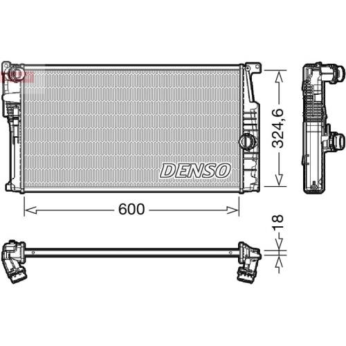 DENSO Kühler, Motorkühlung