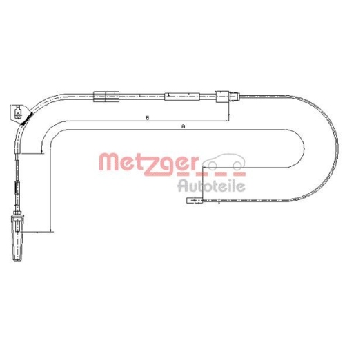 METZGER Seilzug, Feststellbremse