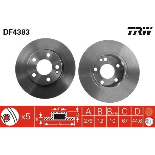 TRW Bremsscheibe