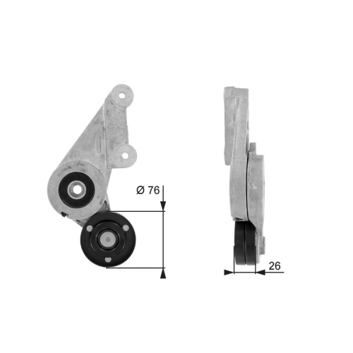 GATES Riemenspanner, Keilrippenriemen DriveAlign™