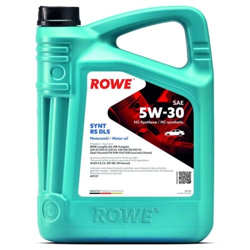 ROWE Motoröl HIGHTEC SYNT RS DLS SAE 5W-30 (20118)