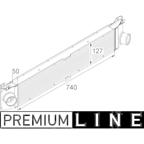 MAHLE Ladeluftkühler BEHR *** PREMIUM LINE ***