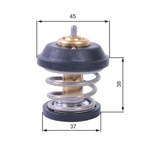 GATES Thermostat, Kühlmittel