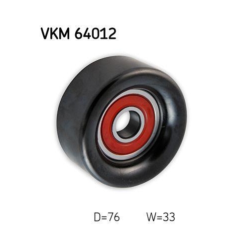 SKF Umlenk-/F&uuml;hrungsrolle, Keilrippenriemen