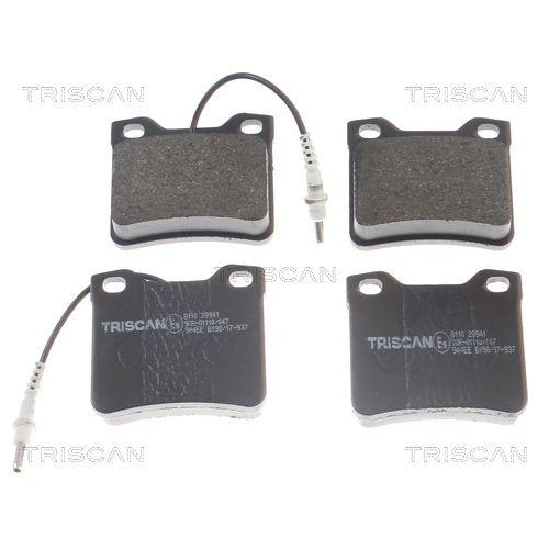 TRISCAN Bremsbelagsatz, Scheibenbremse