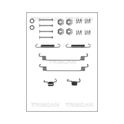 TRISCAN Zubehörsatz, Bremsbacken
