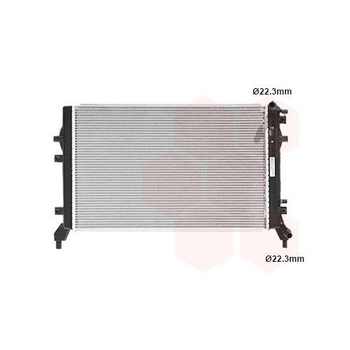 VAN WEZEL Kühler, Motorkühlung *** IR PLUS ***