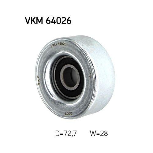 SKF Umlenk-/F&uuml;hrungsrolle, Keilrippenriemen