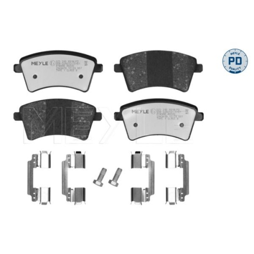 MEYLE Bremsbelagsatz, Scheibenbremse MEYLE-PD: Advanced performance and design.